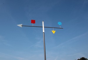 Edelstahl Windspiel Windskulptur 4