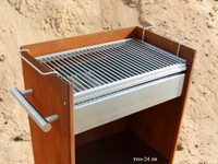 Grill Edelstahl Cortenstahl 1